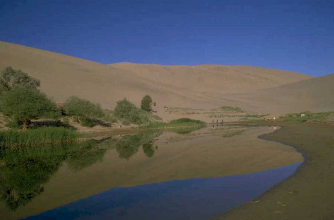 dune reflection kyzylkum 1980s 1990s A4 Photo Print