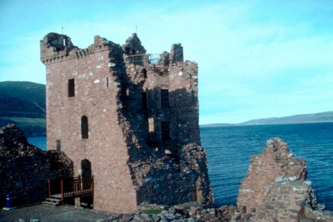 dunollie castle tower1980s 1990s A4 Photo Print