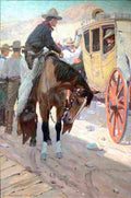 dunton santa fe coach Art A4 Photo Print
