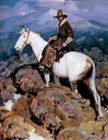 dunton the horse rustler Art A4 Photo Print