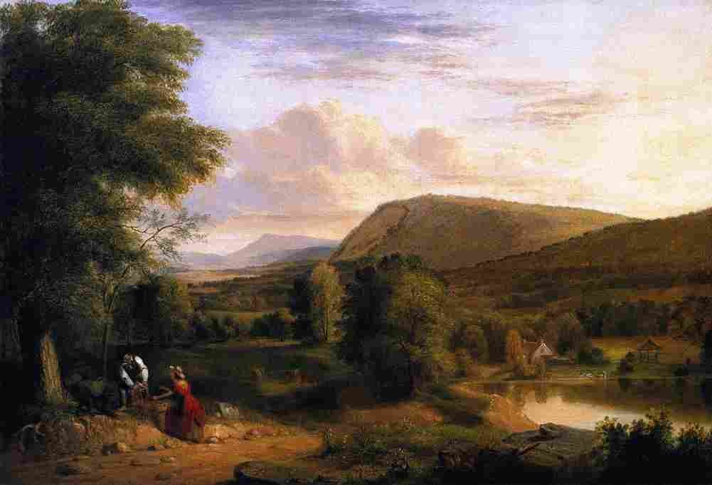 durand Landscape Composition Art A4 Photo Print
