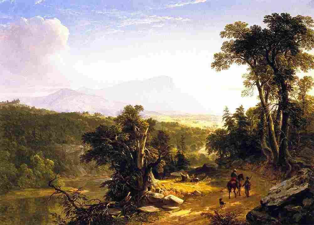 durand Landscape Composition In the Catskills Art A4 Photo Print