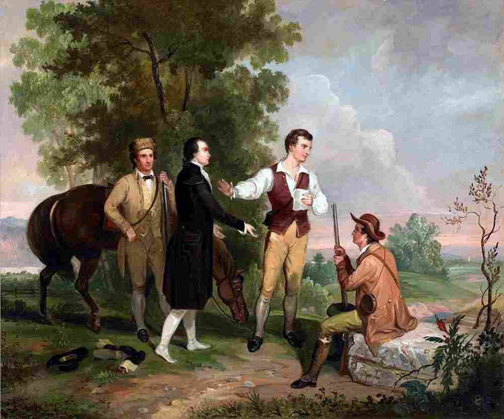 durand The Capture of Major Andre Art A4 Photo Print