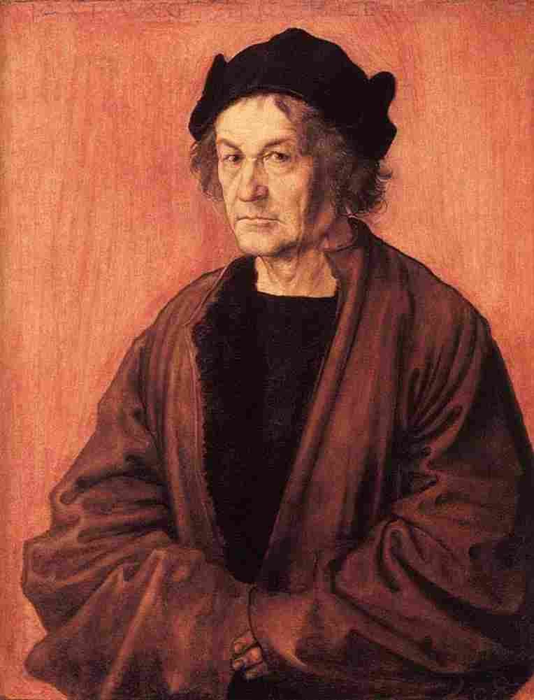 durer Durers Father at Seventy Art A4 Photo Print