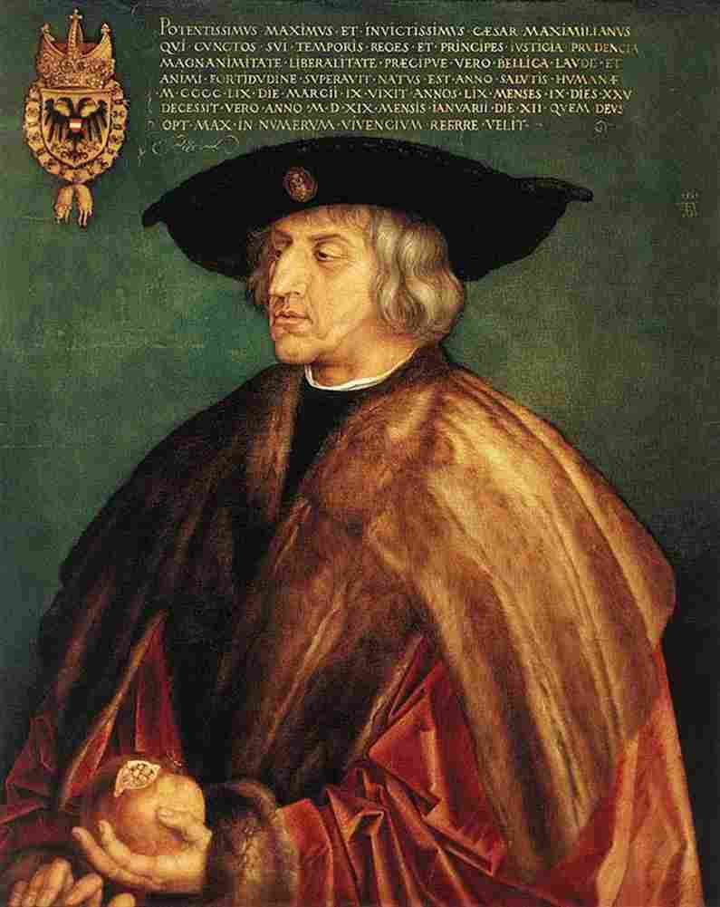 durer Emperor Maximilian I Art A4 Photo Print