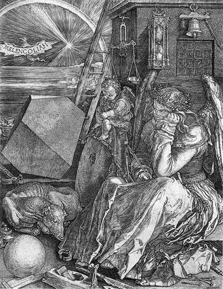 durer Melancholia One Art A4 Photo Print