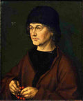 durer The Artists Father Art A4 Photo Print