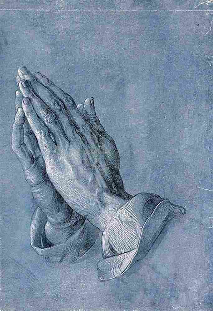 durer The Praying Hands Art A4 Photo Print