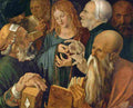 durer Twelve year old Jesus among the Scribes main Art A4 Photo Print