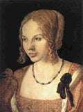 durer Young Venetian Woman Art A4 Photo Print
