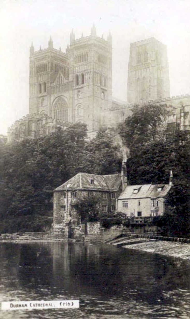 durham cathedral riversideVintage 1880s 1900s A4 Photo Print