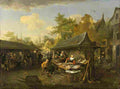 dusart fish market Art A4 Photo Print