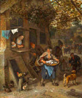 dusart the fishmonger Art A4 Photo Print
