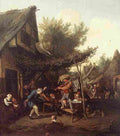 dusart village feast Art A4 Photo Print