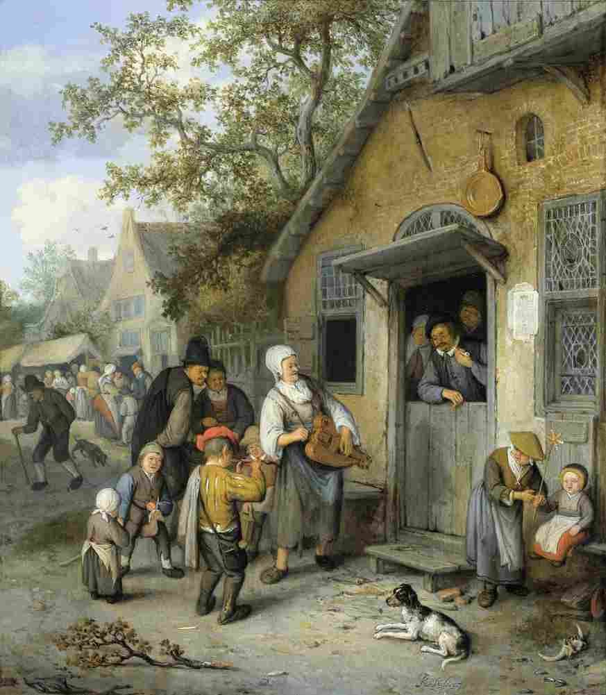 dusart village kermesse Art A4 Photo Print