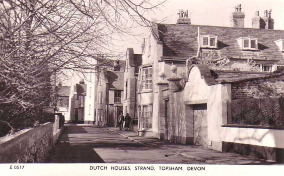 dutch houses strandVintage 1880s 1900s A4 Photo Print