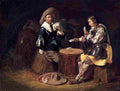 duy Card Playing Soldiers Art A4 Photo Print