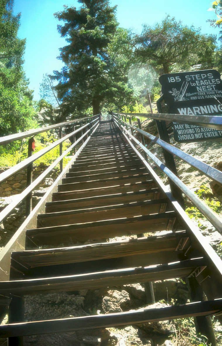 eagles nest steps Vintage A4 Photo Print