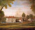 earl Houses Fronting New Milford Green Art A4 Photo Print