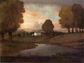 earl Landscape of the Ruggles Homestead Art A4 Photo Print