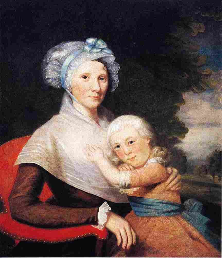 earl Martha Tennent Rogers and Her Son Art A4 Photo Print