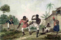 earle Negros Fighting using Capoeira Steps Art A4 Photo Print