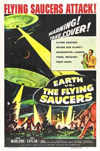 earth vs flying saucers  01 film star poster A4 Photo Print