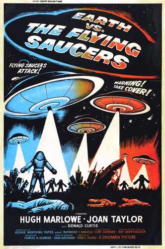earth vs flying saucers  03 film star poster A4 Photo Print