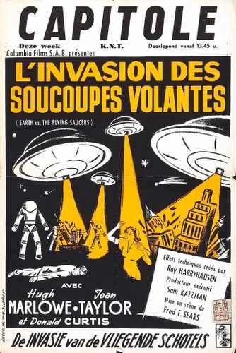 earth vs flying saucers  06 film star poster A4 Photo Print