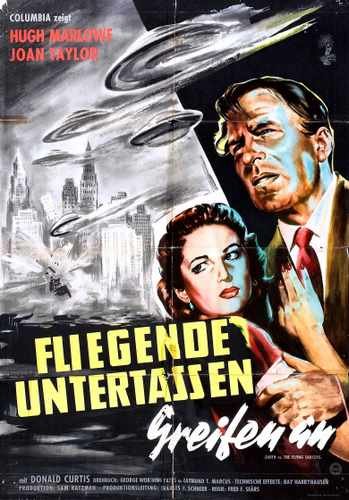 earth vs flying saucers  07 film star poster A4 Photo Print