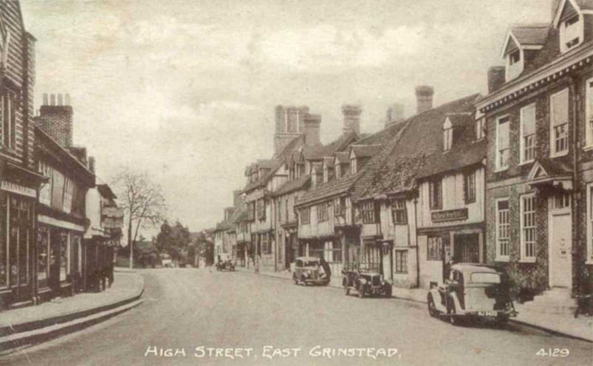 east grinstead streetVintage 1880s 1900s A4 Photo Print