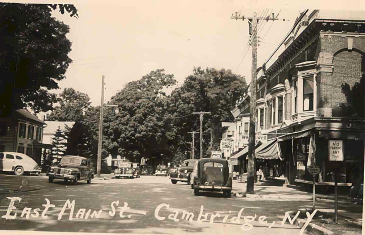 east main street Vintage world war A4 Photo Print