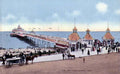 eastbourne pier 339Vintage 1880s 1900s A4 Photo Print