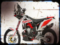 ec 450 raid  A4 Photo Print Motorbike Vintage Aged