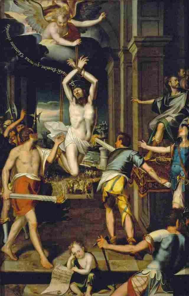 echave orio martyrdom of saint pontianus Art A4 Photo Print