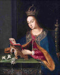 echave orio virgin reading Art A4 Photo Print