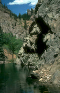 echo lake rocks Vintage A4 Photo Print