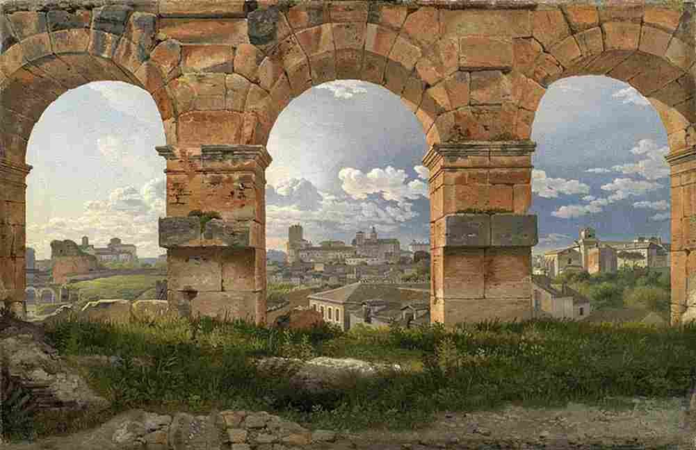 eck Prospect Through Three Bows in Colosseums main Art A4 Photo Print