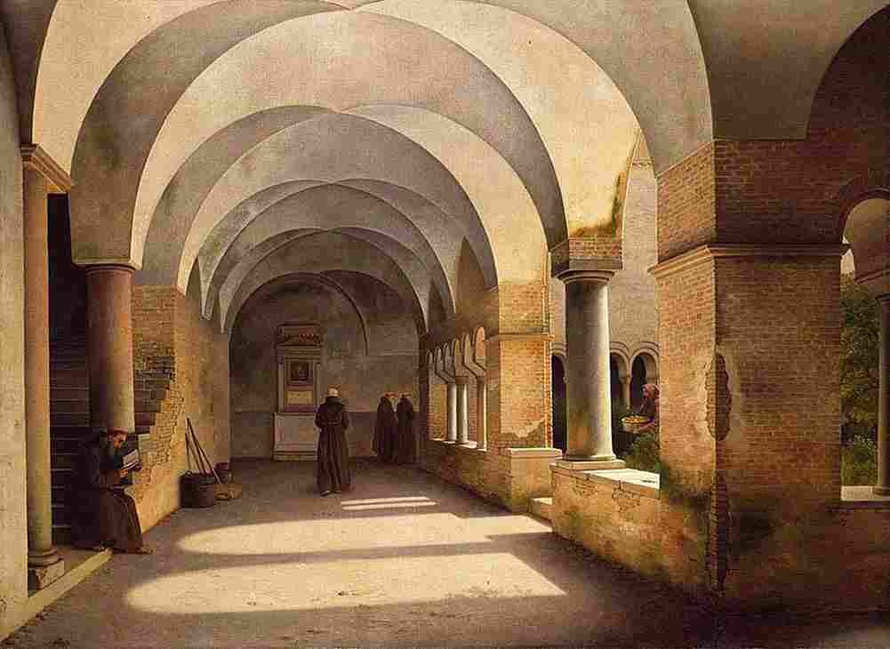 eck The Cloisters Art A4 Photo Print