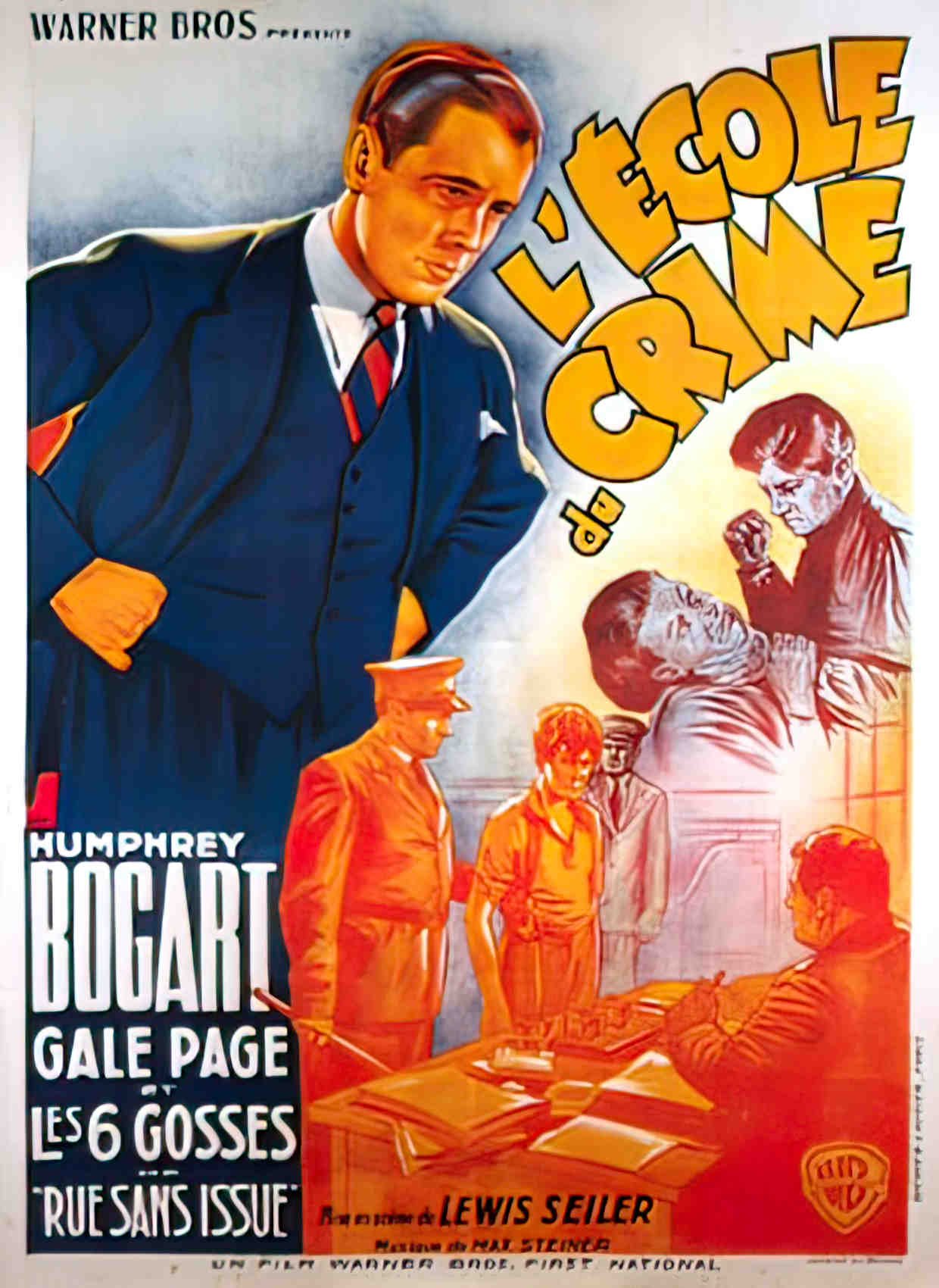ecole du crime l Advert A4 Photo Print