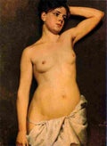 edel Female Model Art A4 Photo Print