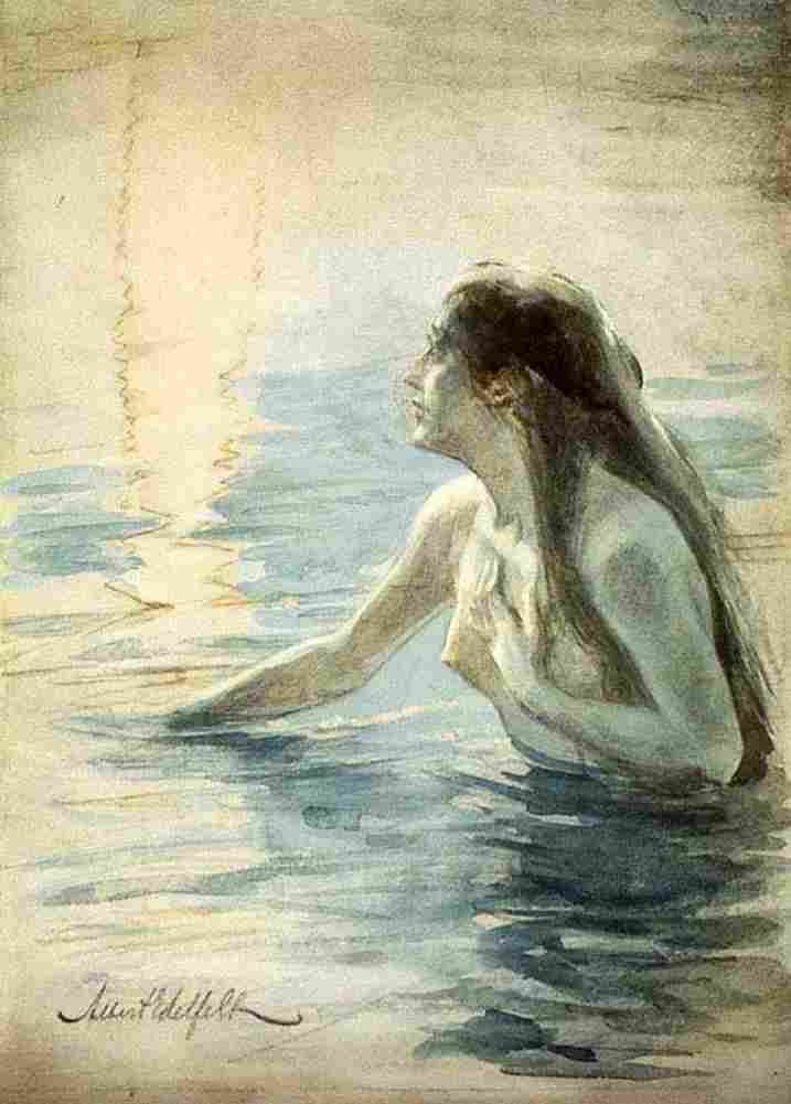edel In the Water Art A4 Photo Print