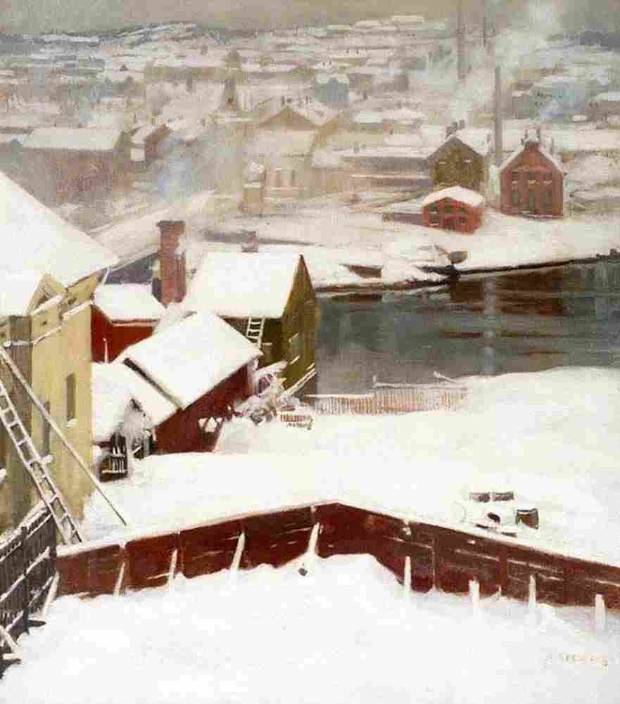 edel The First Snow Art A4 Photo Print