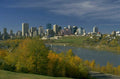 edmonton autumn skyline 1980s 1990s A4 Photo Print