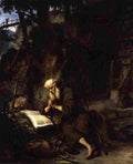 eeckhout A Hermit Praying Art A4 Photo Print