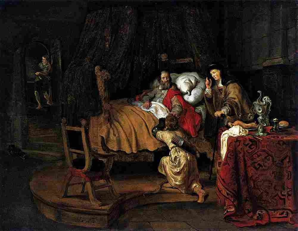 eeckhout Isaac Blessing Jacob Art A4 Photo Print