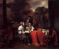 eeckhout Party on terrace Art A4 Photo Print