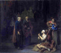 eeckhout Saint Peter Healing the Lame Art A4 Photo Print