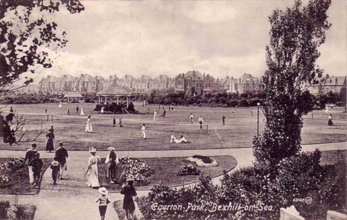 egerton park bexhillVintage 1880s 1900s A4 Photo Print