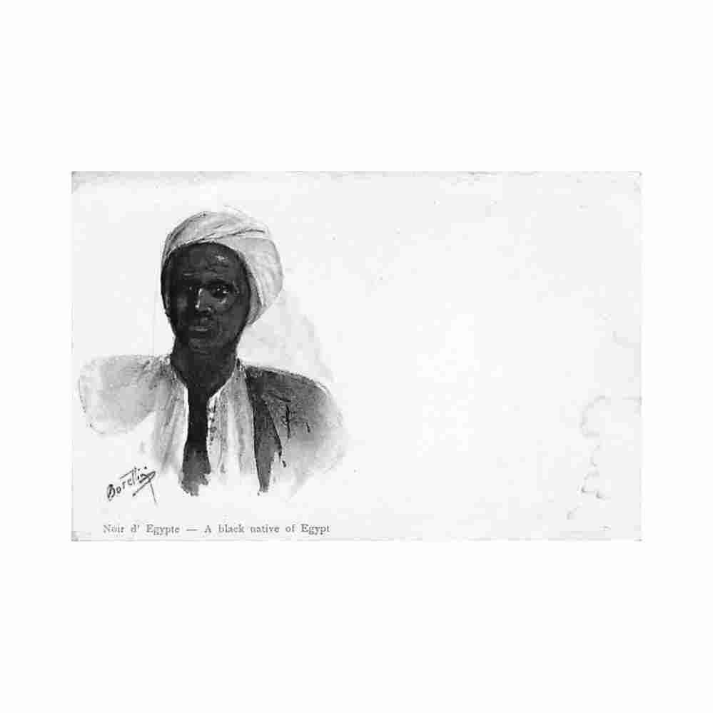 egypt a black native of egypt borelli Vintage A4 Photo Print